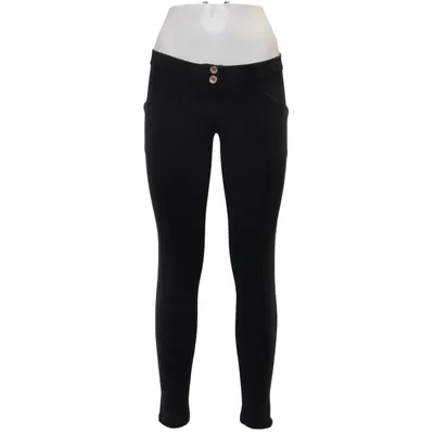 Pants (Black) from Freddy Cotton, Elastane