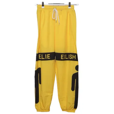 Joggers (Yellow, Black) from Billie Eilish Cotton, Polyester