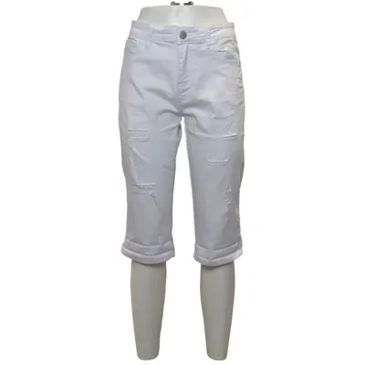Three-quarter pants (White) from Miss RJ Cotton, Elastane, Polyester