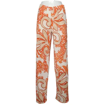 Palazzo pants (Orange, Beige, White) from T.U.K Elastane, Polyester, Viscose