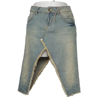 Denim skirt (Blue) from Phard Cotton