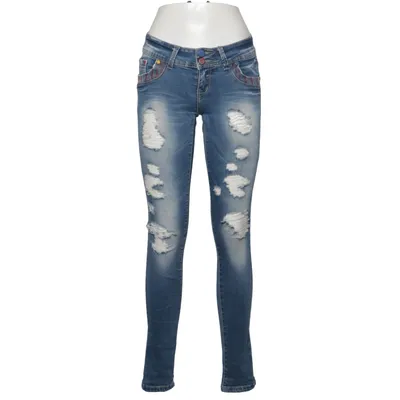 Jeans (Blå) från Hello Miss Bomull, Elastan