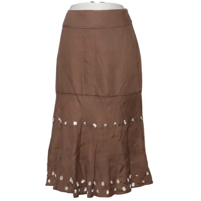 Nederdel (Beige) fra Jake*s Acetat, Linned