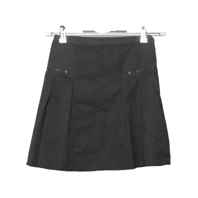 Kjol (Grå) från Next School Återvunnen polyester, Viskos