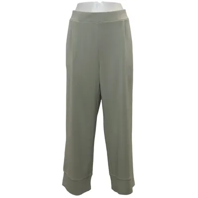 Palazzobyxor (Grön) från Broadway NYC Fashion Elastan, Polyester, Viskos