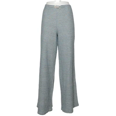 Pajama pants (Blue, White) from Zara Cotton, Polyester