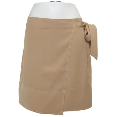 Wikkelrok (Beige) van Yaya Women Elastaan, Polyester