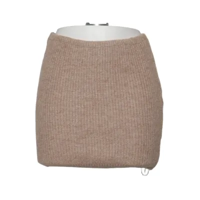 Skirt (Beige) from Atelier Evène Acrylic, Polyamide, Wool