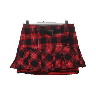 Kjol (Röd, Svart) från Miss G. Bomull, Polyester, Ull