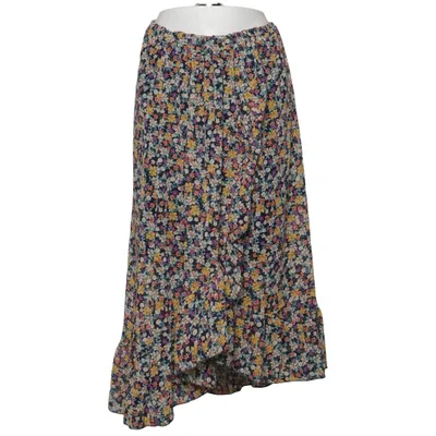 Skirt (Blue, Multicolored) from Papillonne Elastane, Polyester