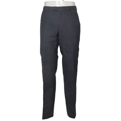 Kostuumbroek (Blauw) van Dolzer Viscose, Wol