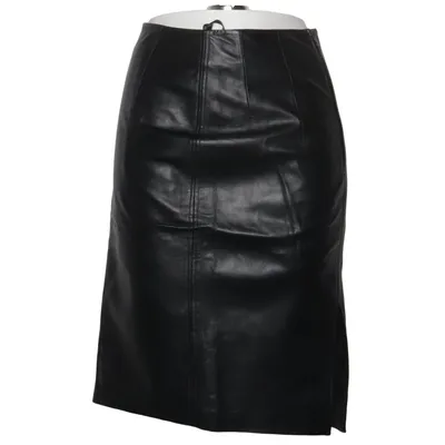 Leather skirt (Black) from Freaky Nation Leather, Polyester