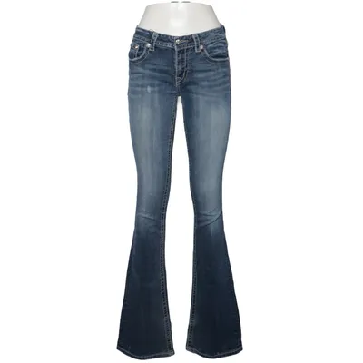 Jeans (Blå) från Miss Me Bomull, Elastan