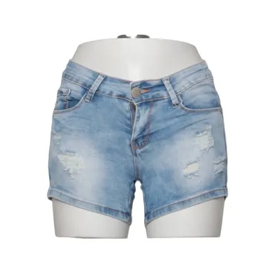 Jeansshorts (Blå) fra Miss RJ Bomuld, Elastan, Polyester