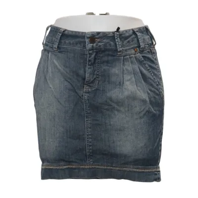 Denim skirt (Blue) from Mango Jeans Cotton, Elastane