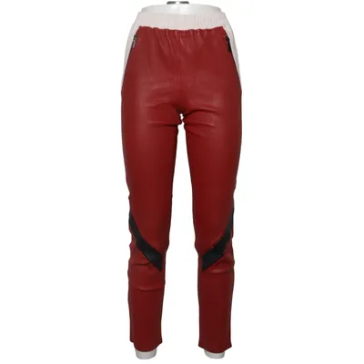 Leather pants (Red, White, Black) from Arma Cotton, Elastane, Leather