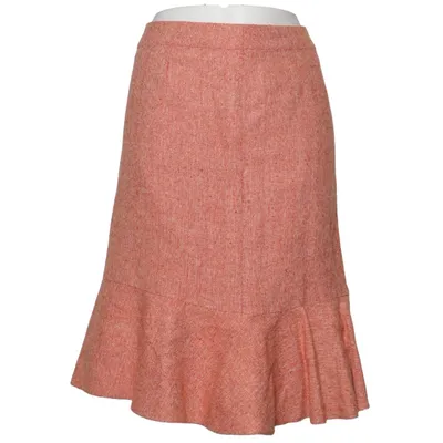 Jupe (Orange) de Prestige Acétate, Soie, Viscose