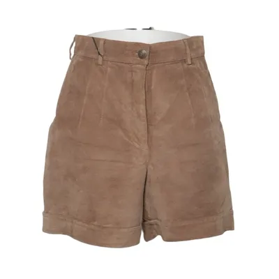Lædershorts (Beige) fra Orwell Læder, Viscose