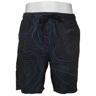 Badshorts (Svart, Blå) från Mountain Polyester