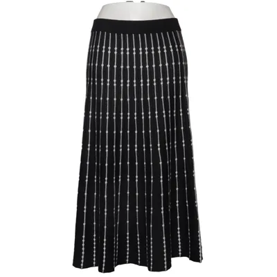Jupe (Noir, Blanc) de Max Studio Polyester, Viscose