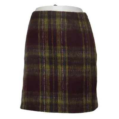 Skirt (Purple, Green, Multicolored) from Review Collection Acetate, Acrylic, Polyamide, Polyester, Wool