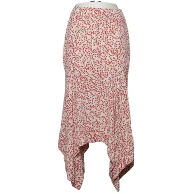 Skirt (Beige, Red) from Ganni Viscose