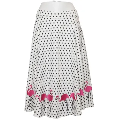 Jupe (Blanc, Noir, Rose) de Collectif Coton, Élasthane, Polyester