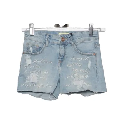 Denim shorts (Blauw) van Vingino Katoen, Elastaan