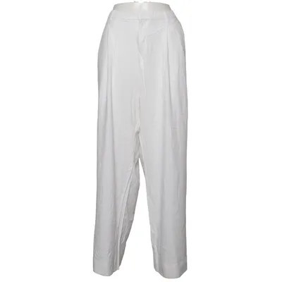 Palazzo pants (White) from H&M Viscose
