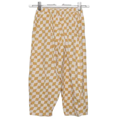 Pajama pants (Yellow, White) from Next Cotton, Elastane, Recycled polyester