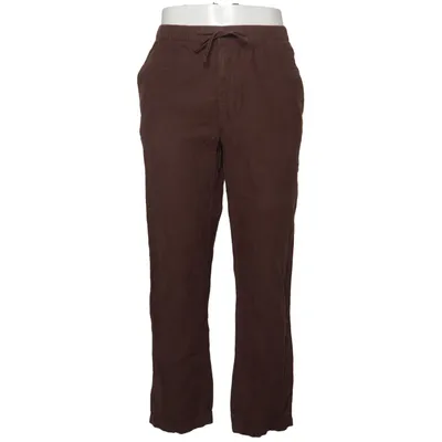 Byxor (Brun) från H&M Bomull, Linne, Polyester