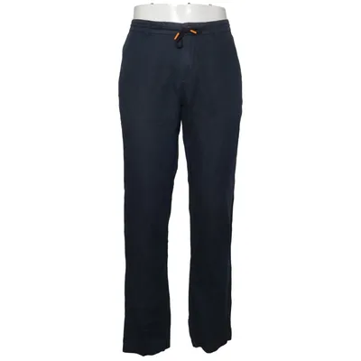 Chinos (Blue) from Emilio Adani Cotton, Linen
