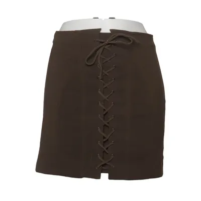 Nederdel (Brun) fra Zara Elastan, Polyester