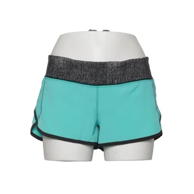 Træningsshorts (Turkis, Sort) fra Lululemon Athletica Elastan, Polyamid, Genanvendt polyester