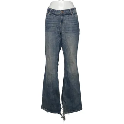 Jeans (Blå) från Bershka Bomull, Elastan