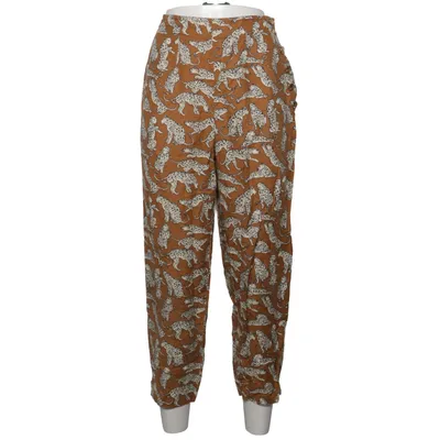 Pantalon (Marron, Blanc, Multicolore) de Lange Coton, Lin