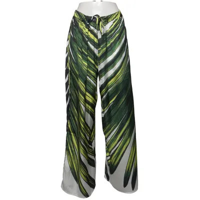 Palazzo broek (Groen, Wit, Zwart) van Ferré Polyester