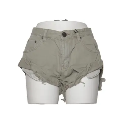 Jeansshorts (Grön) från Oneteaspoon