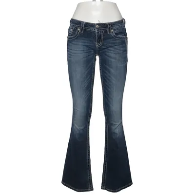 Jeans (Blå) från Miss Me Bomull, Elastan