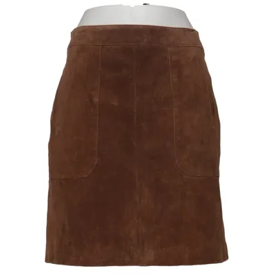 Lædernederdel (Brun) fra Woman by Tchibo Læder, Polyester