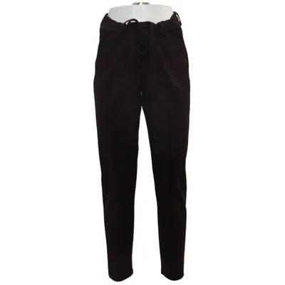 Pantalon (Rouge, Noir) de Black Story Élasthane, Polyester, Viscose