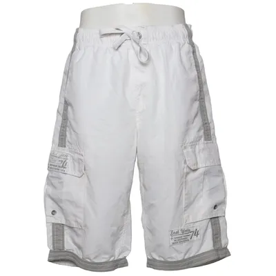 Badeshorts (Weiß, Grau) von Southern Menswear Polyester