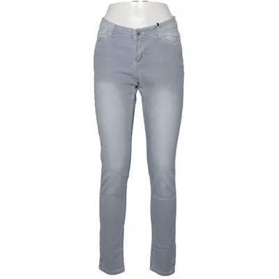 Jeans (Blue, White) from Broadway Cotton, Elastane, Polyester