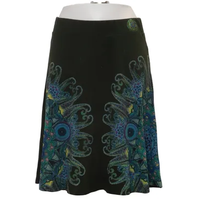 Jupe (Vert, Bleu, Multicolore) de Desigual Coton, Viscose