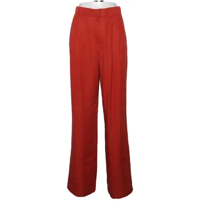 Palazzo pants (Red) from Zara Lyocell, Polyester