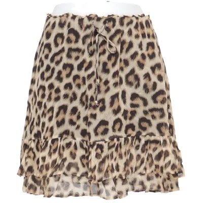 Nederdel (Brun, Sort, Beige) fra Oui