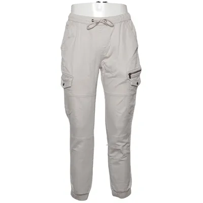 Cargo pants (Beige) from Jean Pascale Cotton, Elastane