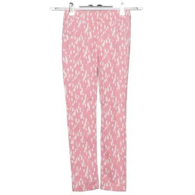 Treggings (Pink, Hvid) fra Vertbaudet Bomuld, Elastan, Polyester