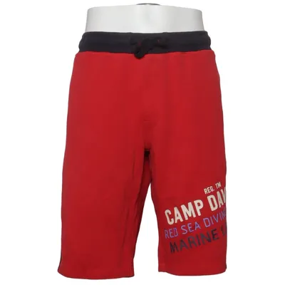 Sweatshorts (Rød, Blå, Hvid, Sort) fra Camp David Bomuld, Polyester