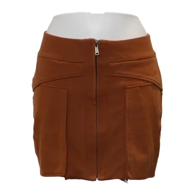 Skirt (Brown) from Silvian Heach Elastane, Polyamide, Viscose